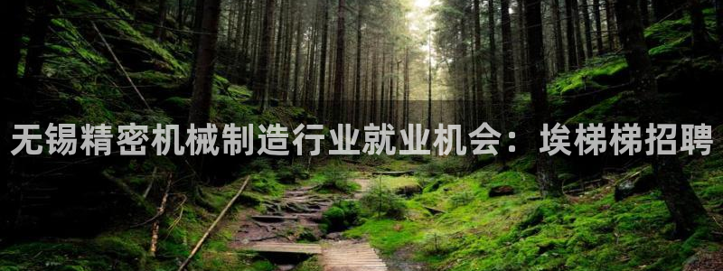 彩神系列平台：无锡精密机械制造行业就业机会：埃梯梯招聘