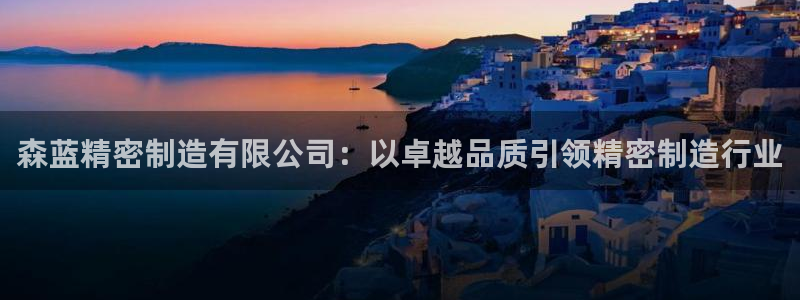 彩神VII购彩中心：森蓝精密制造有限公司：以卓越品质引领精密制造行业