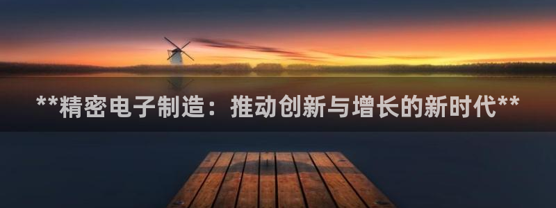 新版彩神v8登录不上去：**精密电子制造：推动创新与增长的新时代**