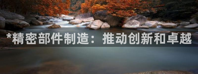 彩神骗局：*精密部件制造：推动创新和卓越