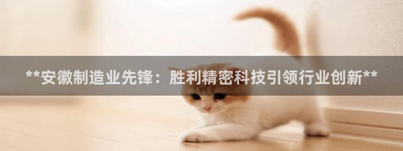 彩神v8几个版本：**安徽制造业先锋：胜利精密科技引领行业创新**