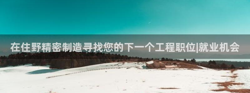 彩神赢钱了吗：在住野精密制造寻找您的下一个工程职位|就业机会