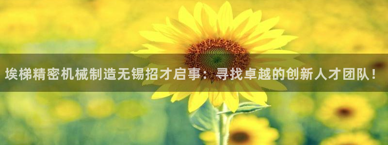 彩神赢钱了吗是真的吗：埃梯精密机械制造无锡招才启事：寻找卓越的创新人才团队！