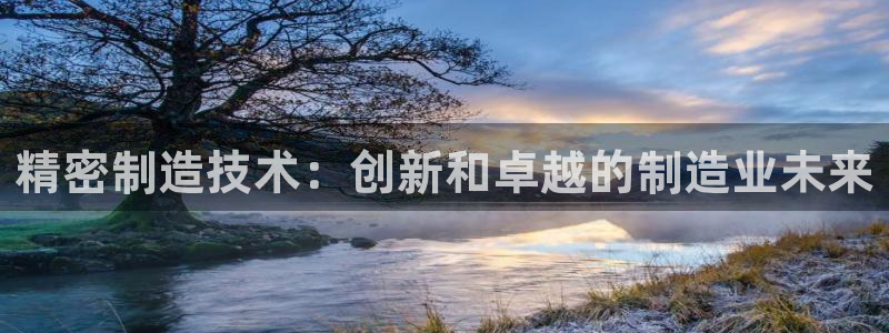 彩神v平台：精密制造技术：创新和卓越的制造业未来