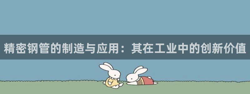 彩神xapp官方网站：精密钢管的制造与应用：其在工业中的创新价值