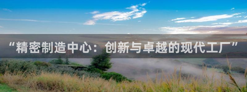 彩神购彩-购彩大厅入口计划群：“精密制造中心：创新与卓越的现代工厂”