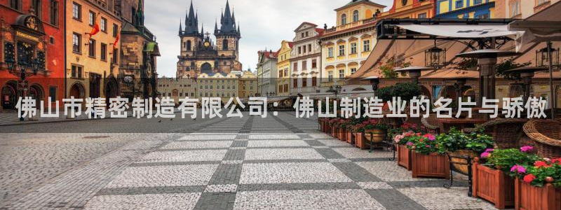 彩神v8是真的挣钱吗知乎：佛山市精密制造有限公司：佛山制造业的名片与骄傲