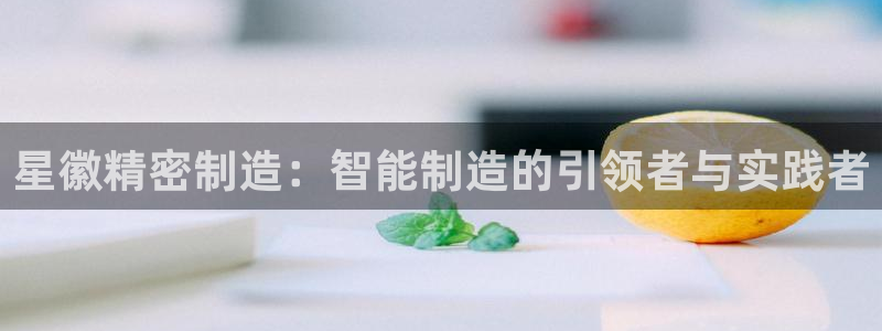 彩神ix能赚钱吗：星徽精密制造：智能制造的引领者与实践者