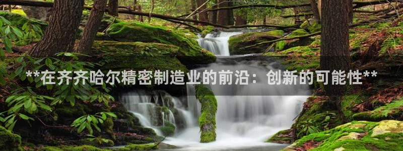 彩神购彩-购彩大厅入口老版：**在齐齐哈尔精密制造业的前沿：创新的可能性**