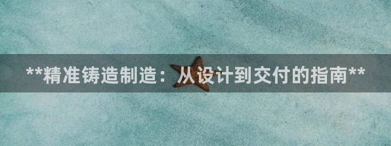 彩神购彩-购彩大厅入口老版：**精准铸造制造：从设计到交付的指南**